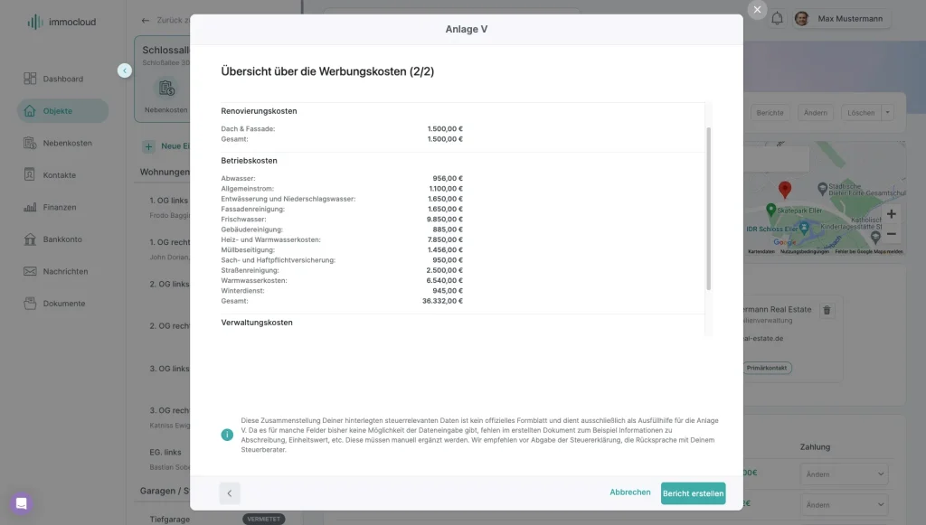 Anlage V Schritt 2