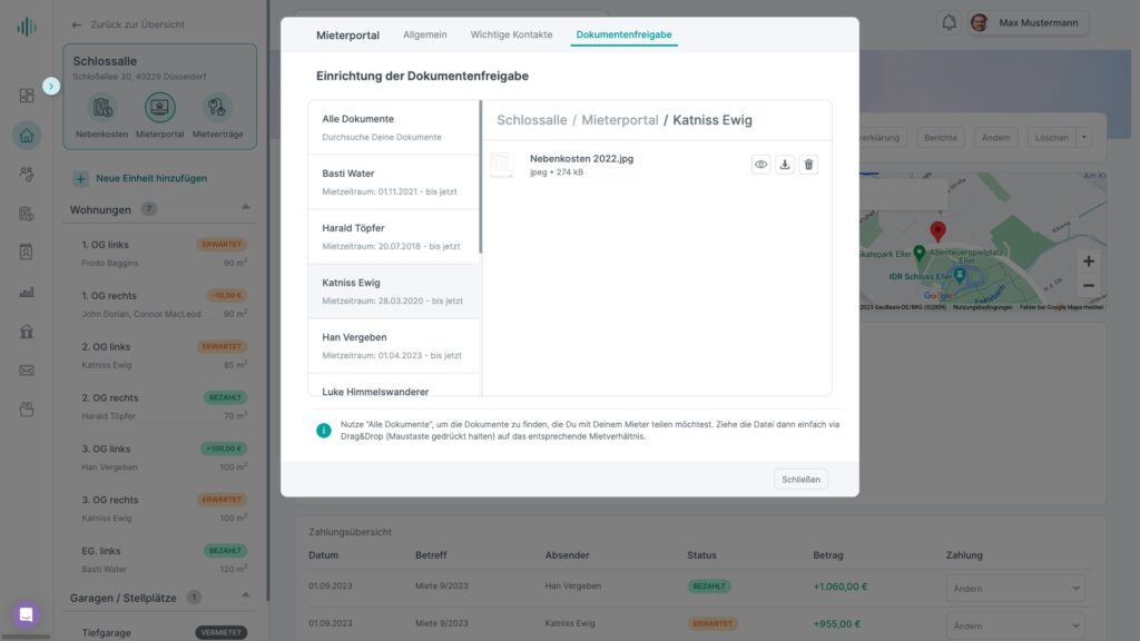 Das Mieterportal von immocloud