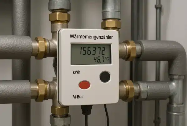 Wärmemengenzähler eines Hauses