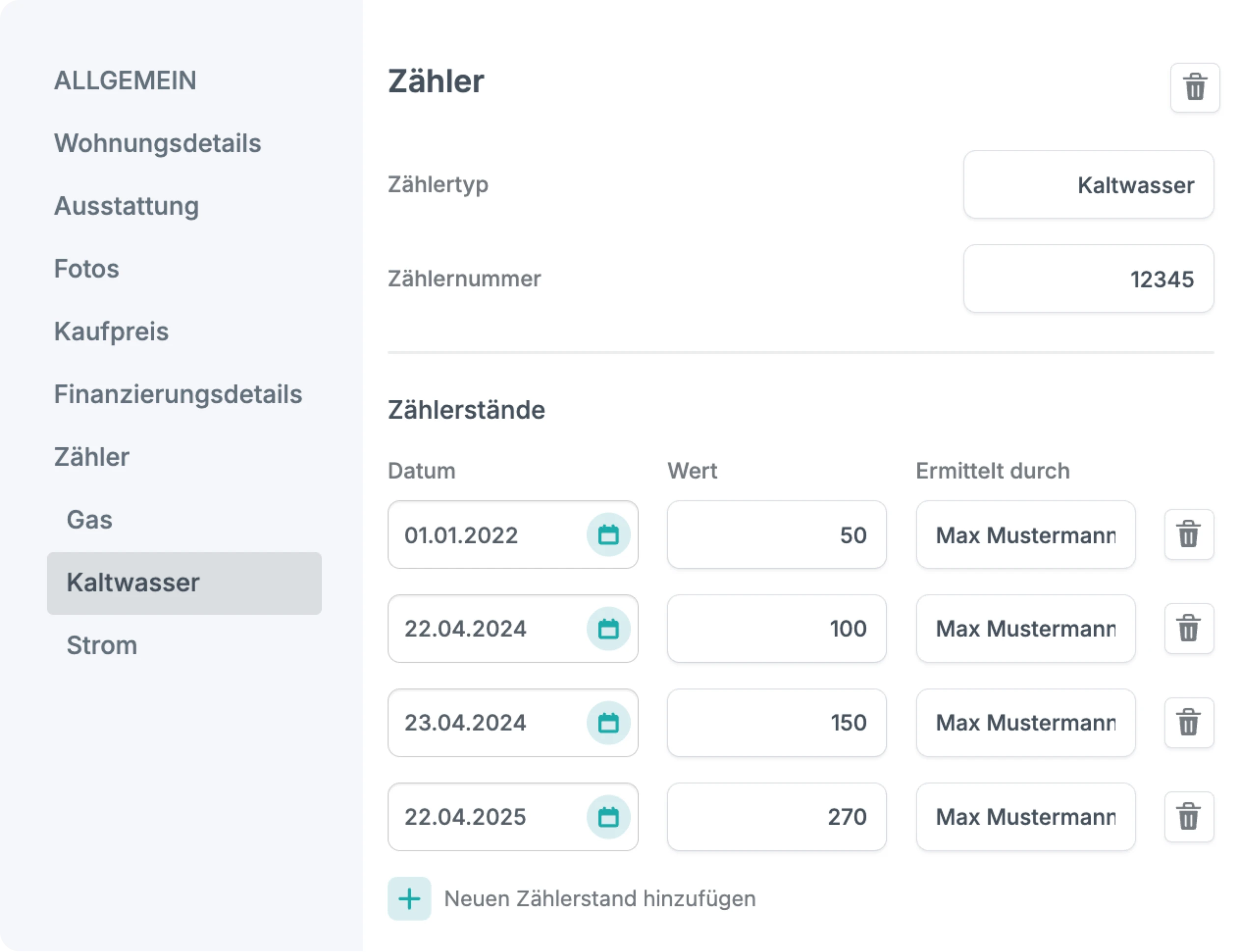Zaehler in der Einheit