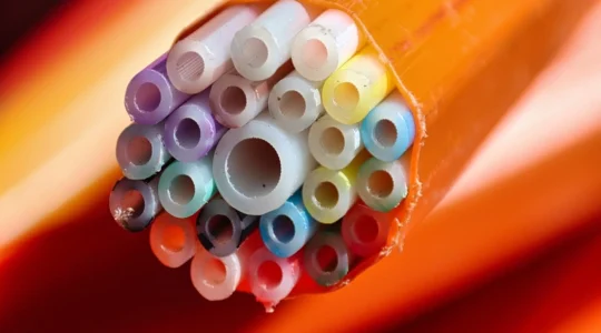 Glasfaserkabel Ansicht