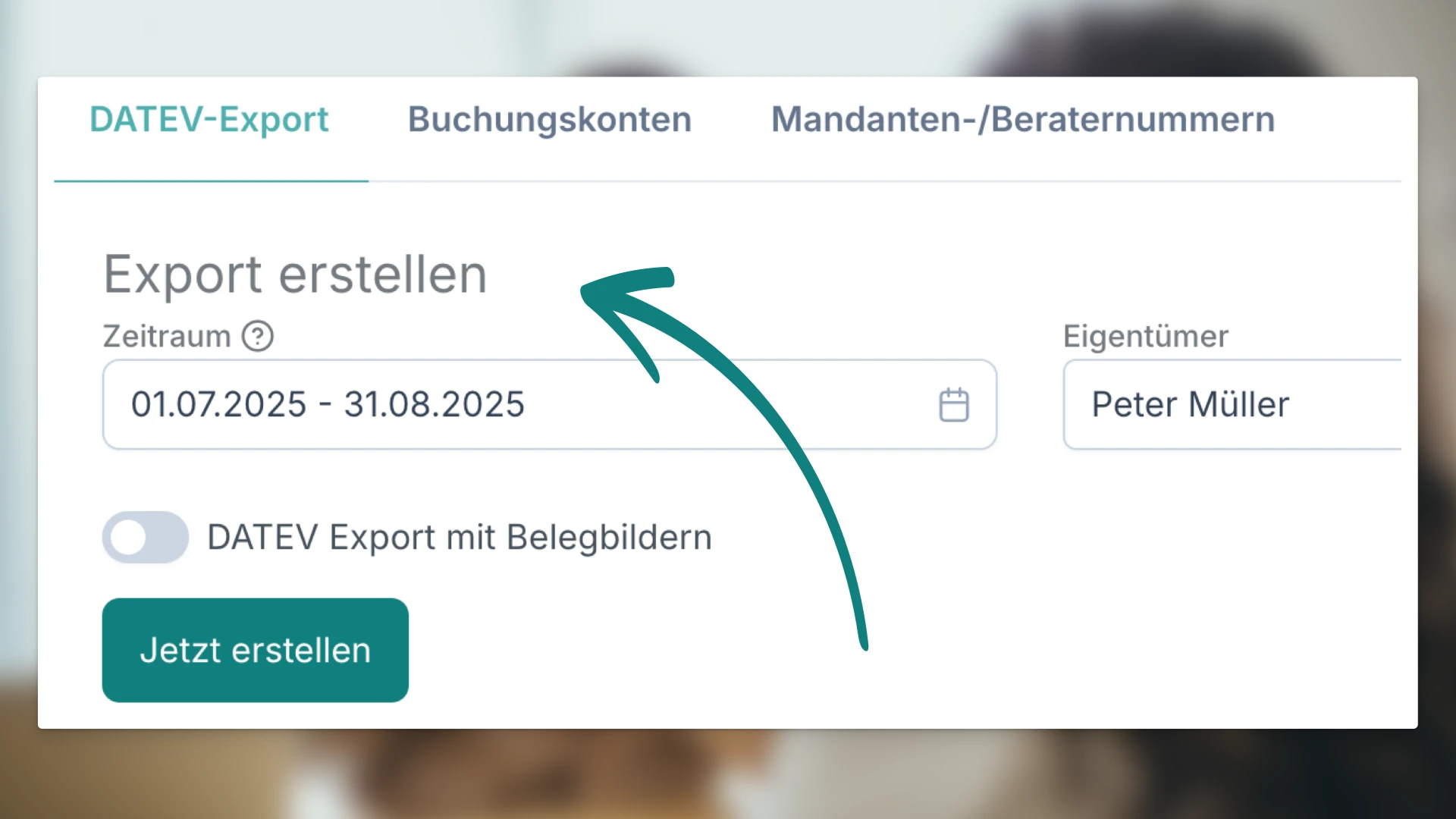 DATEV Export erstellen