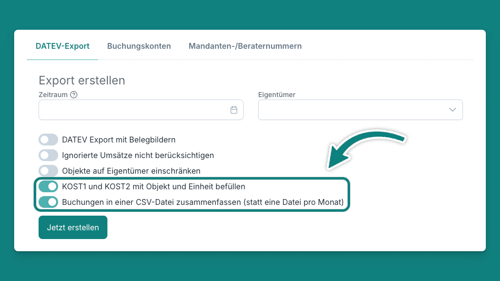 DATEV-Update in immocloud