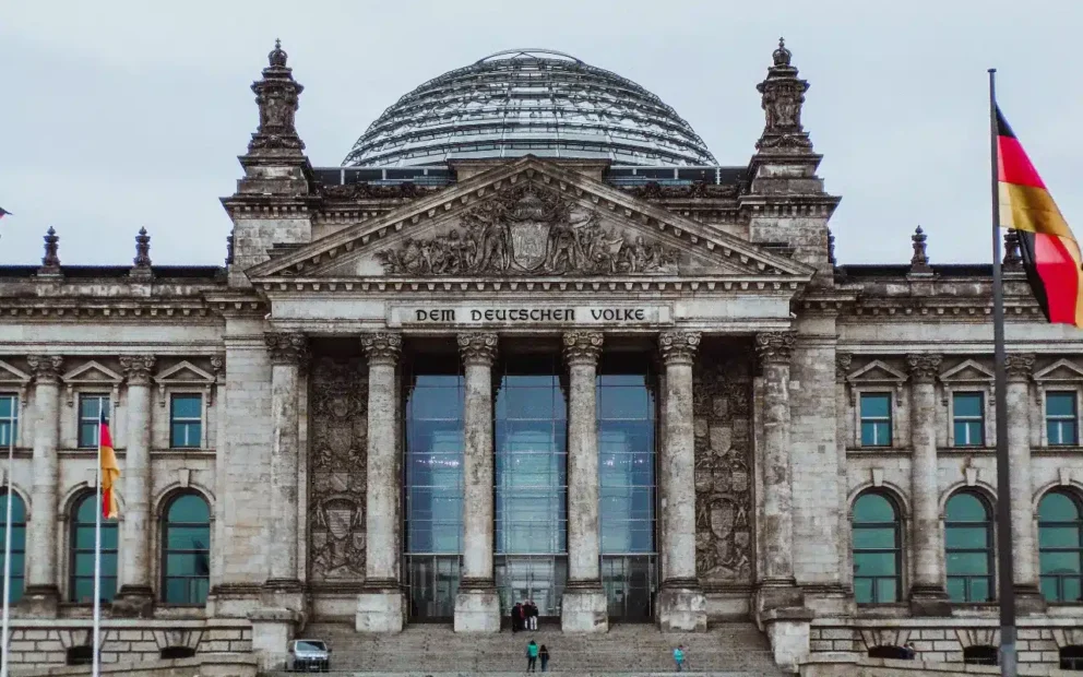 Deutscher Bundestag von außen