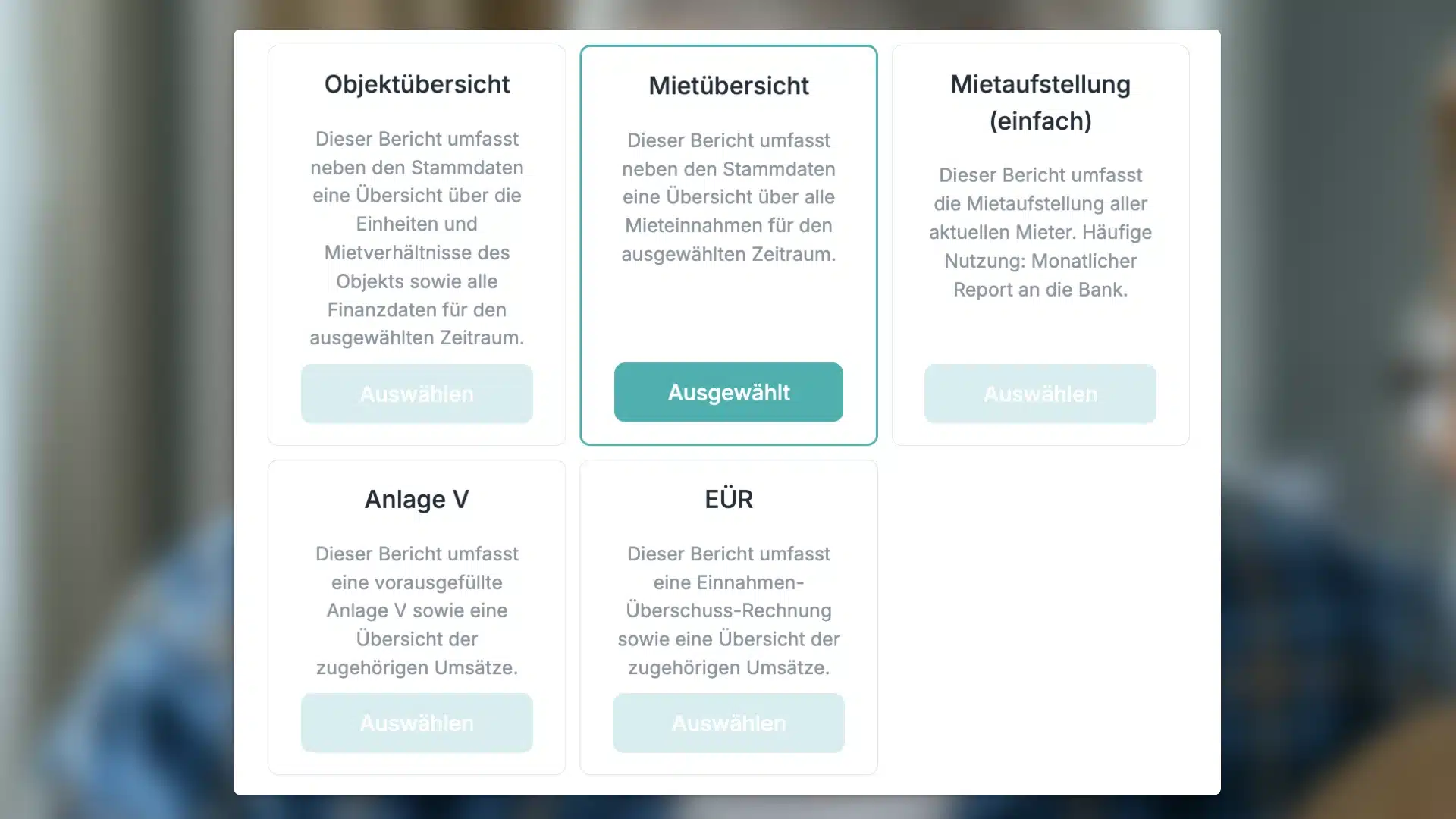 Berichte-Center von immocloud