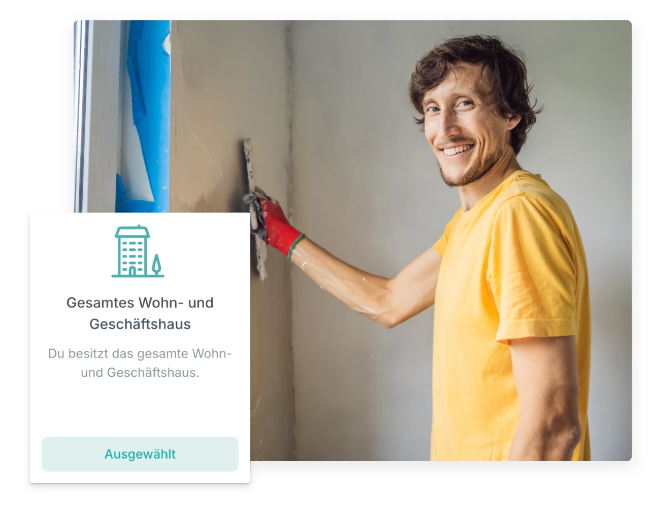 Wohnung wird instandgehalten