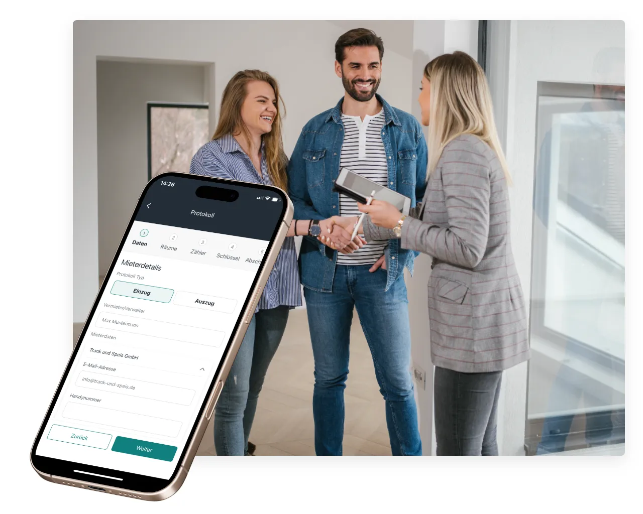 Wohnungsübergabe per App