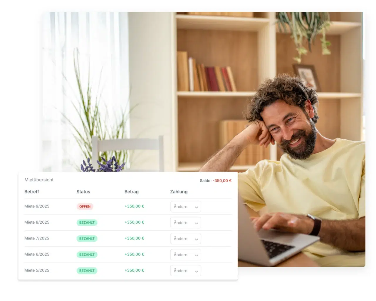 Vermieter nutzt die immocloud Software