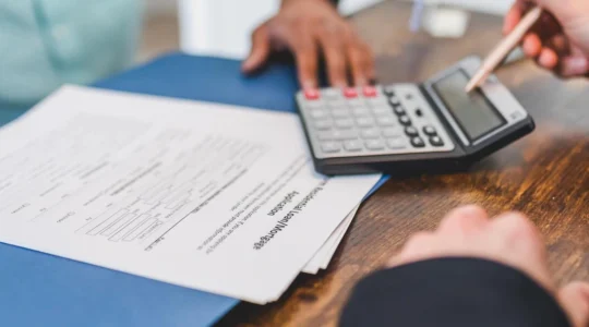 Immobilienfinanzierung wird kalkuliert