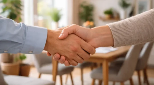 Vermieter und Mieter vereinbaren die Mieterhöhung