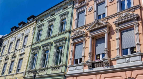 Wohnhäuser von außen