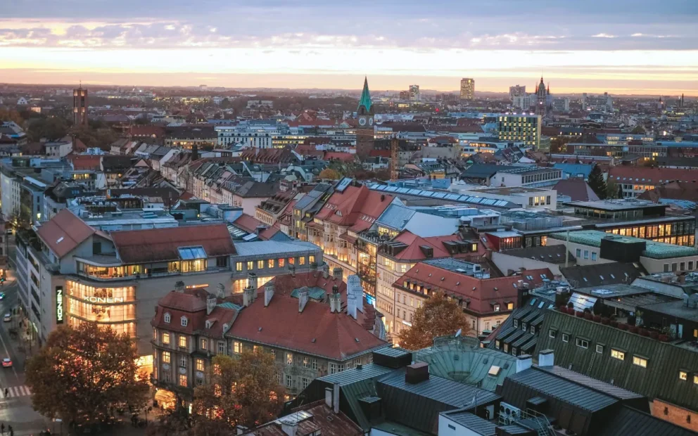Luftansicht von München