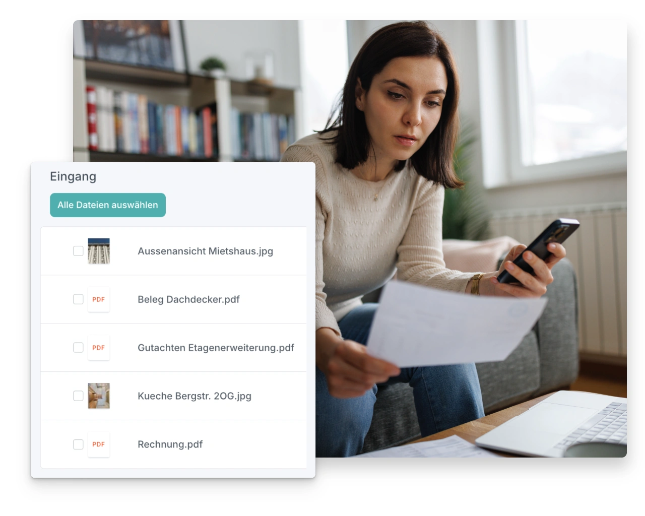 Dokumentenmanagement in immocloud