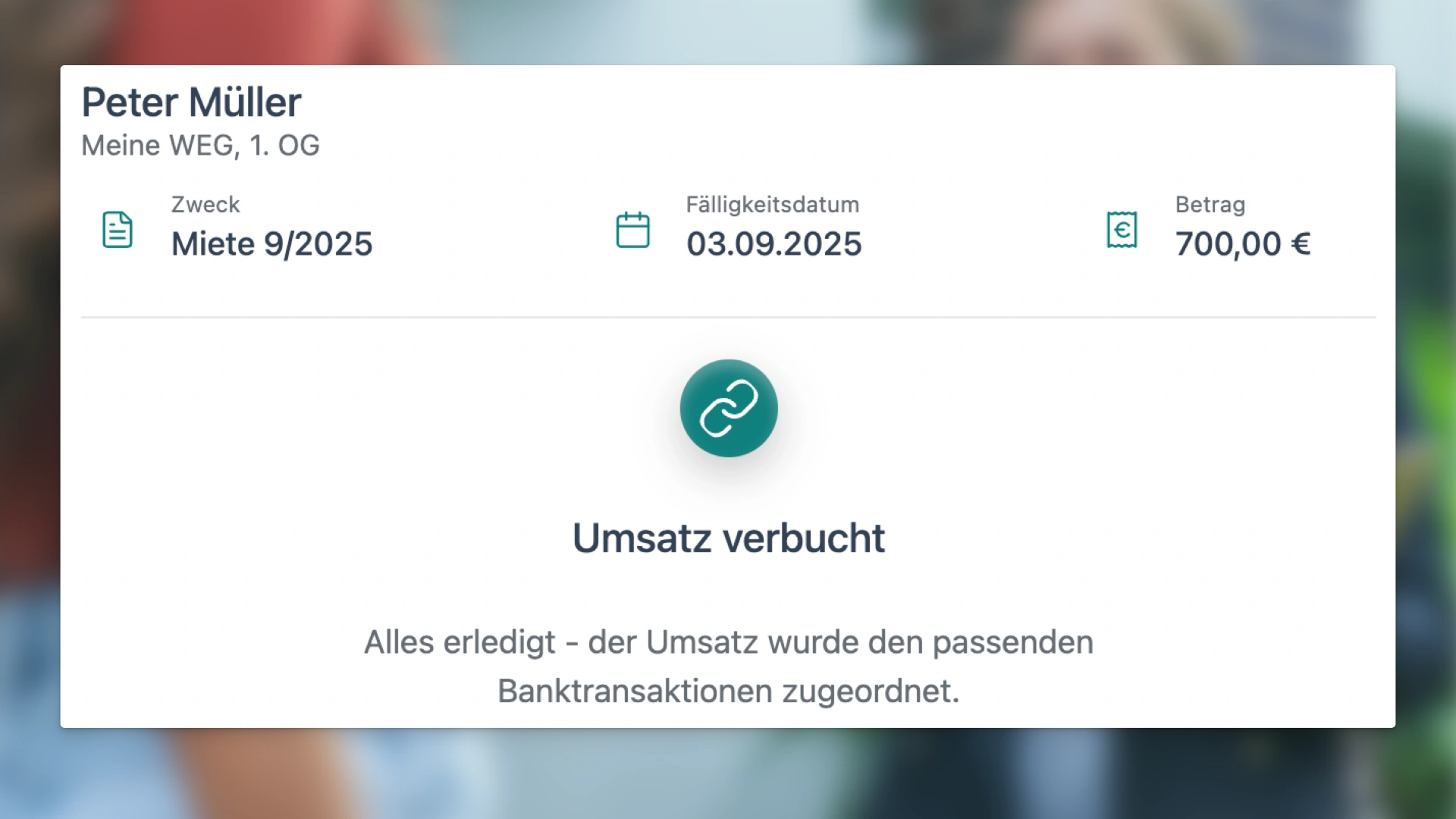Umsatz verbuchen