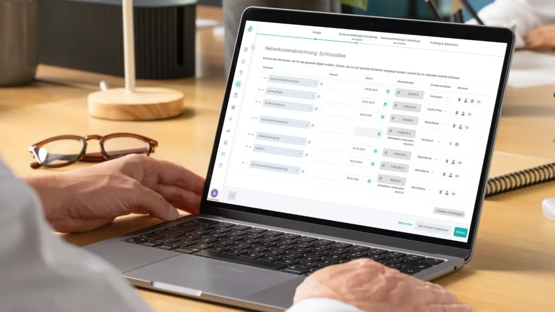 Nebenkostenabrechnung immocloud